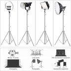 Heavy Duty Light Stand Tripod Stand - Image 6
