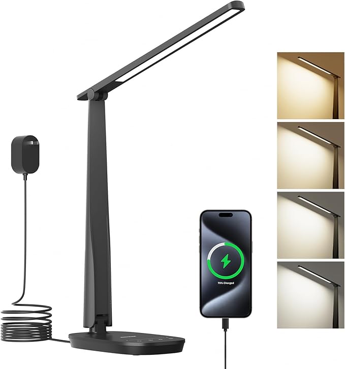Honeywell Desk Lamp for Home Office, Dimmable LED Desk Light - Image 8