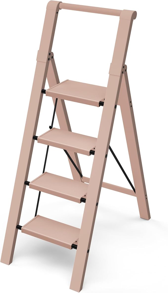 Taranta 4 Step Ladder, Lightweight Aluminum Step Stool by TARANTA