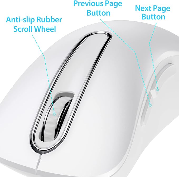 memzuoix 2.4G Wireless Mouse, 1400 DPI Computer Mice - Image 5
