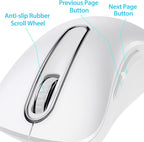 memzuoix 2.4G Wireless Mouse, 1400 DPI Computer Mice - Image 5