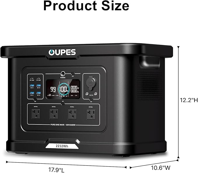 OUPES Exodus 2400 Solar Generator - Image 7