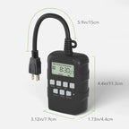 BN-LINK 7 Day Outdoor Heavy Duty Digital Programmable Timer, Outdoor Timer - Image 8