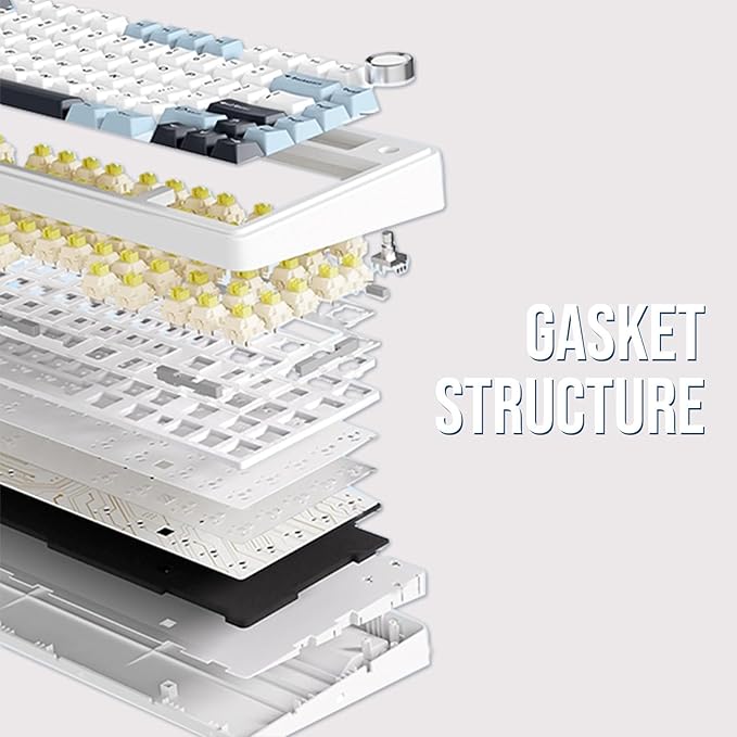 EPOMAKER x Aula F75 Gasket Mechanical Keyboard, 75% Wireless Hot Swappable - Image 6