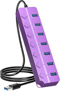 ONFINIO USB Hub 3.0, 7-Port USB Hub Splitter by Onfinio