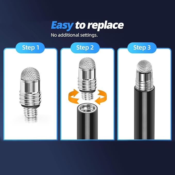 Mesh Fiber Stylus Pen Replacement Tips - Image 6