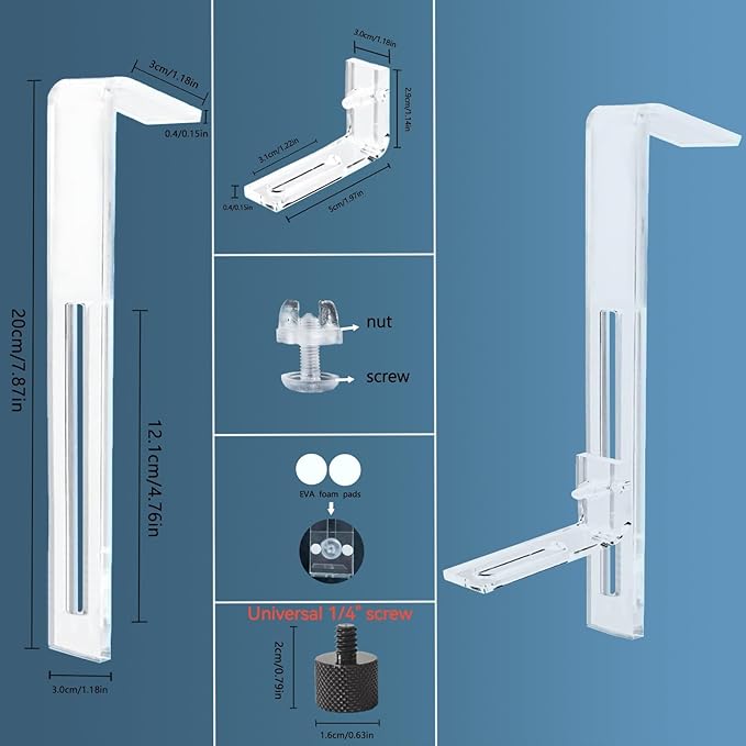Webcam Mount for Monitor, 1/4" Screw - Image 6