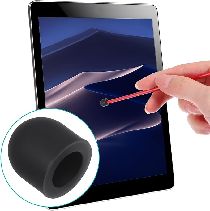 36Pcs Rubber Tips for Stylus Pens, 0.2'' & 0.28'' Universal Stylus Tips - Image 7