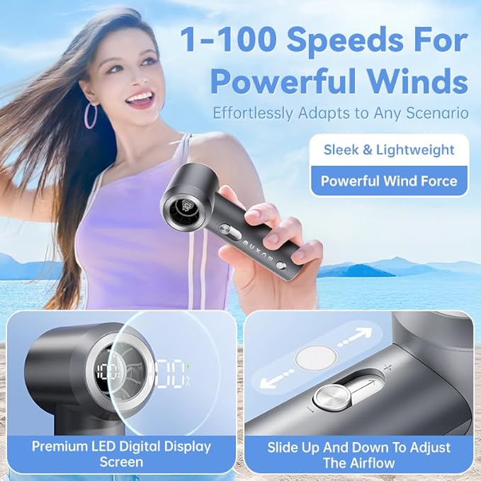 Portable Fan For Travel Mini: Small Pocket Handheld Personal Rechargeable - Image 4