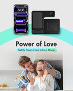 Wireless Charger iPhone Charging Station: 3 in 1 Charger Stand Multiple Devices - Image 9