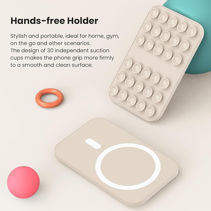 Patented Magnetic Sticky Phone Suction Grip Mount - Image 3