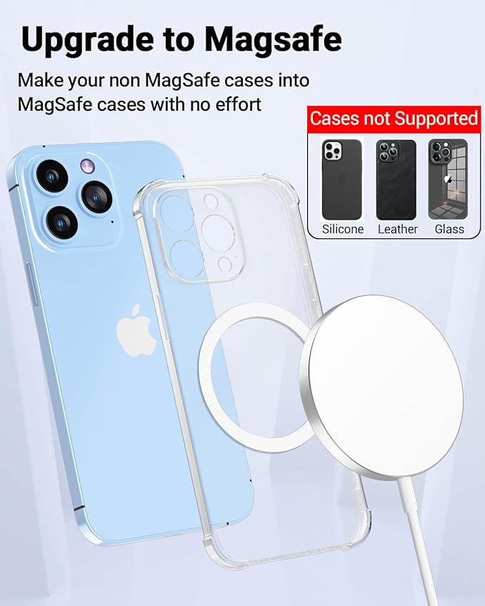 Metal Rings 10PCS, Ultra-Thin for MagSafe Sticker, Magnetic Adapter, Phone - Image 4
