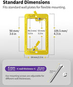 VCE Low Voltage Mounting Bracket Single Gang Wall Plate, Flush Low Voltage Box - Image 7
