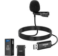 NEEWER USB Lapel Microphone, Plug & Play Mini Omnidirectional Clip On Lavalier by Neewer
