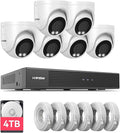 H.VIEW 4K/8.0 Megapixel PoE Outdoor Home Security Camera System Wired Outdoor by HVIEW