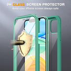Miracase Glass Series for iPhone 11 Case 6.1 inch, Upgraded Full-Body Rugged - Image 3