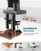 HUANUO Dual Monitor Stand - Image 4