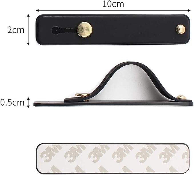 Removable and Reusable Cell Phone Grip Strap, Yetaida Telescopic Finger - Image 3