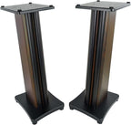 Rockville SS28D Premium 28" Dark Wood Speaker Stands, Solid MDF, Dual Top Plates - Image 5