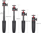 MT-08 Black Mini Tripod for Camera, 1/4" Screw Universal Tripod Compatible - Image 2