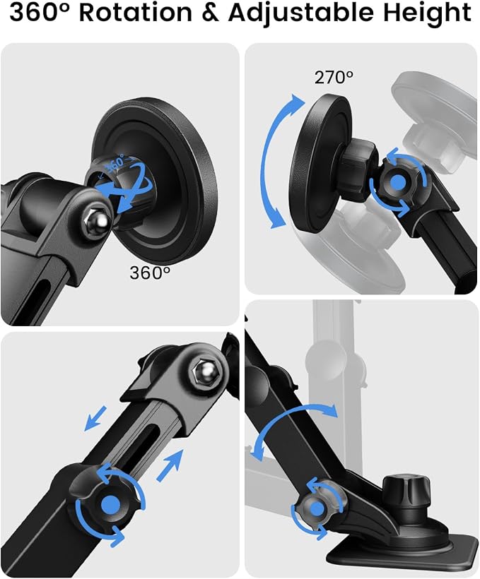 OHLPRO for MagSafe Car Mount for iPhone 16 15 14 Pro Max, 15W Fast Charging - Image 7