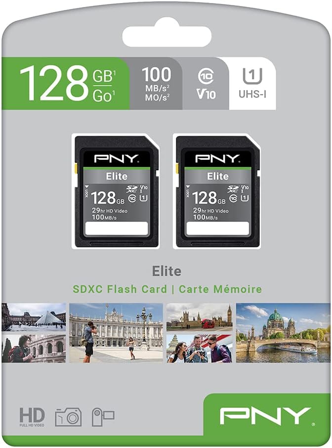 PNY 128GB Elite Class 10 U1 V10 SDXC Flash Memory Card - Image 9