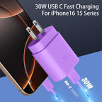 Phone 16 15 Charger Fast Charging, 16 Pro Charger, 30W USB-C Fast Charger Block - Image 3