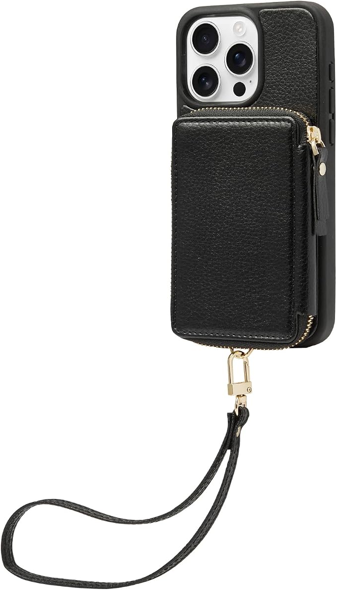 ZVE Wallet Case for iPhone 15 Pro, Phone Case - Image 8