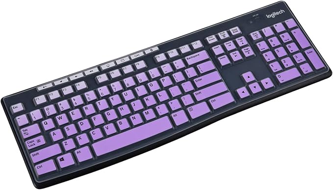 Keyboard Cover for Logitech MK370 MK270 MK295 Keyboard, Logitech MK270 K270 by lAPTOP+ACCESSORY+PROVIDER