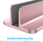OMOTON Vertical Laptop Stand Holder, Desktop Aluminum Stand - Image 6
