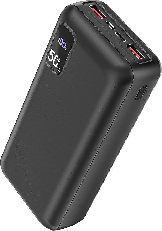 Power Bank 50000mAh 22.5W Fast Charging Portable Charger USB-C Quick Charge by POIYTL