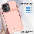 GIN FOXI Battery Case for iPhone 17, Charging Case Charger 8500mAh Ultra-Slim - Image 6