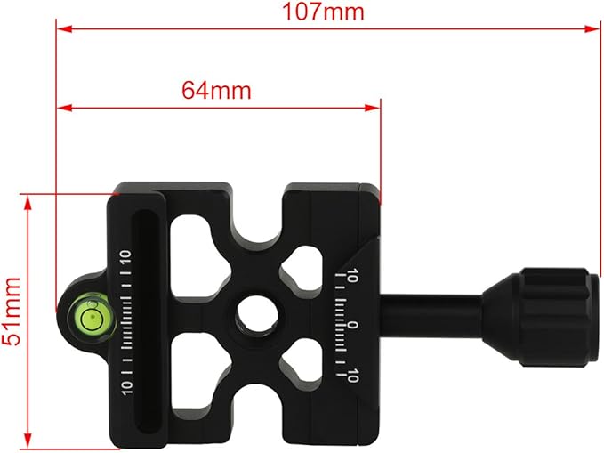 Haoge CP-MAS Screw Knob Clamp Adapter Mount - Image 4