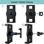 Heavy Duty Drill Base iPad Mount, Tablet Holder - Image 8