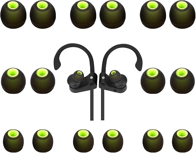 Earbud Tips Ear Bud Tips Soft Anti Slip Washable and Reusable Silicone by Unknown