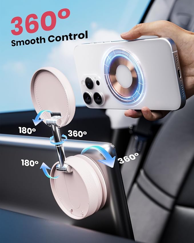 Upgraded 360° Vacuum Magnetic Car Phone Holder - Image 5