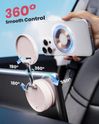 Upgraded 360° Vacuum Magnetic Car Phone Holder - Image 5
