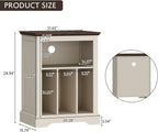 Farmhouse Record Player Stand, 3 Tier End Table, Turntable Stand - Image 6