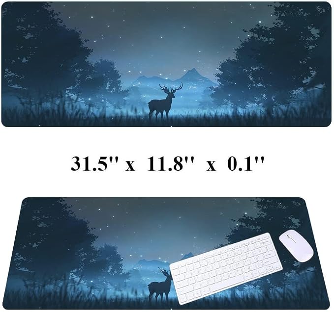 RTGGSEL 31.5x11.8 Inch Non-Slip Long Extended Large Gaming Mouse Pad - Image 2