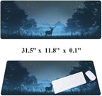 RTGGSEL 31.5x11.8 Inch Non-Slip Long Extended Large Gaming Mouse Pad - Image 2