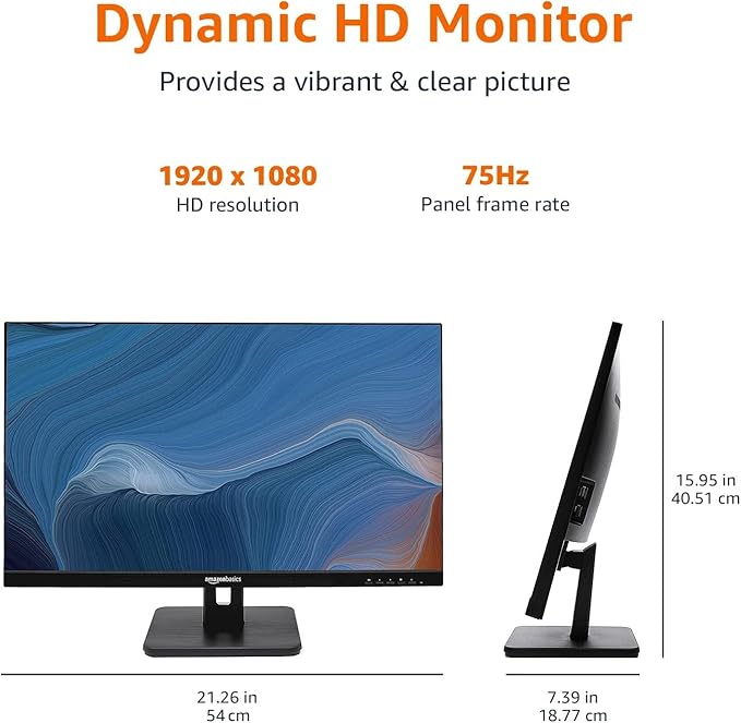 Amazon Basics 24-inch IPS Monitor 75 Hz Powered - Image 5