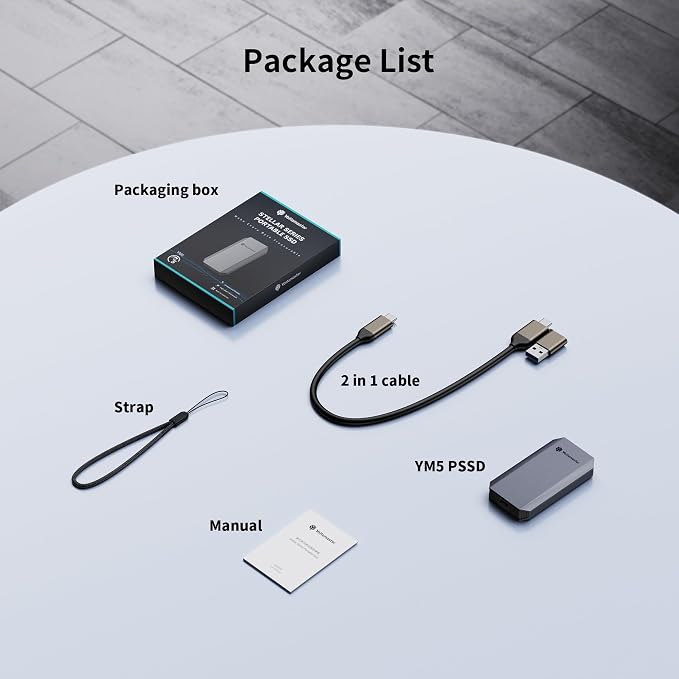 Yottamaster 512GB External SSD, Supports 4K ProRes HDR Compatible - Image 8