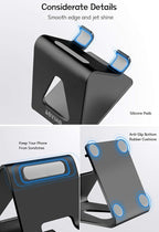 Cell Phone Stand for Desk, Desktop Phone Holder, Aluminum Mobile Phone Stand - Image 3