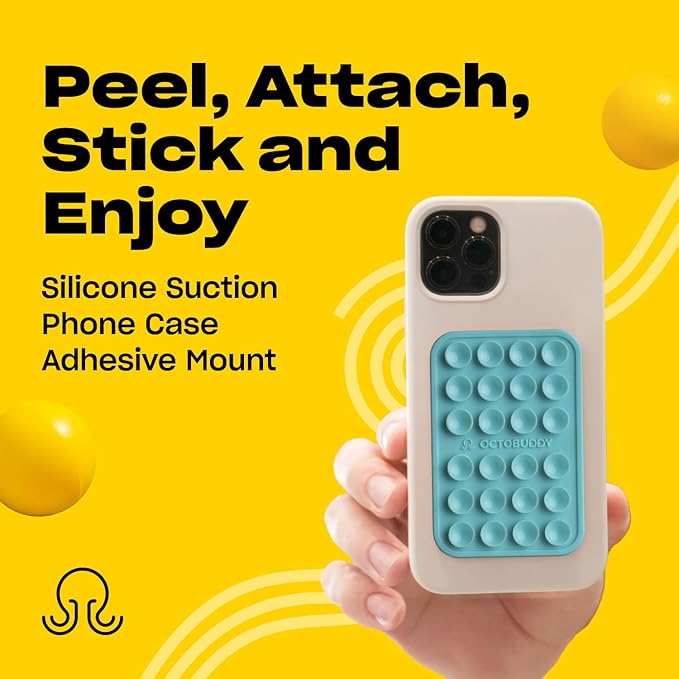 Classic - Silicone Suction Phone Case Adhesive Mount - Hands-Free, Strong Grip - Image 2