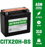 Interstate Batteries YTX20H-BS 12V 18Ah Powersports Battery 310CCA - Image 3
