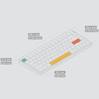 nuphy Air75 V2 Portable 75% Mechanical Keyboard, Wireless Keyboard, Supports - Image 3