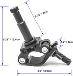 PHOCUS Half Coupler Clamp with 5/8" Pin, Photography Heavy Duty Truss Clamp - Image 3