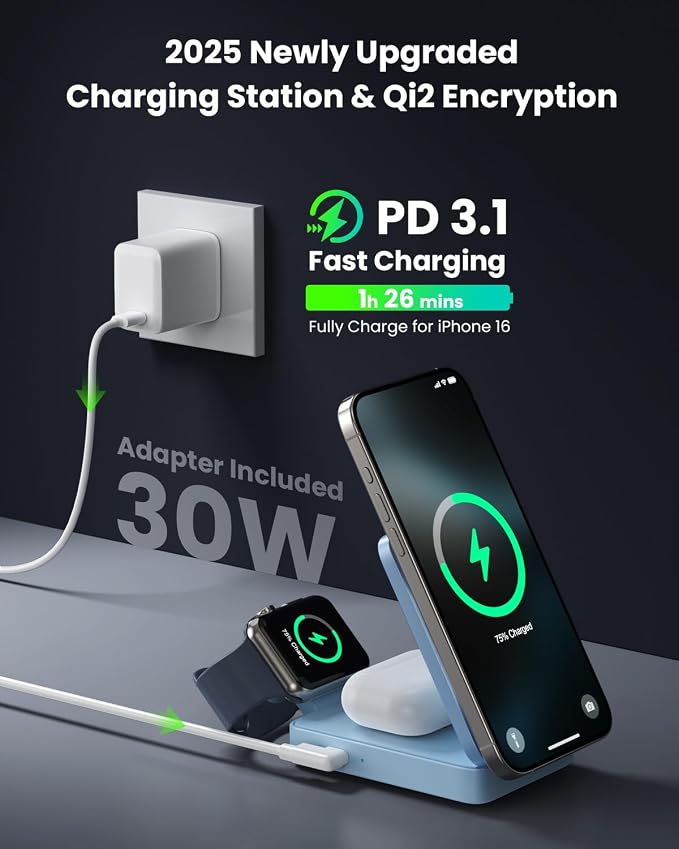 3-in-1 Wireless Charger Charging Station - Image 4