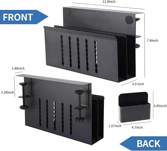 2 Tier Desk side storage, Desk Laptop Holder - Image 2