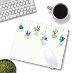 Mouse Pad, Plants Mouse Pad, Square Mouse Mat Waterproof Mousepad Non-Slip - Image 2